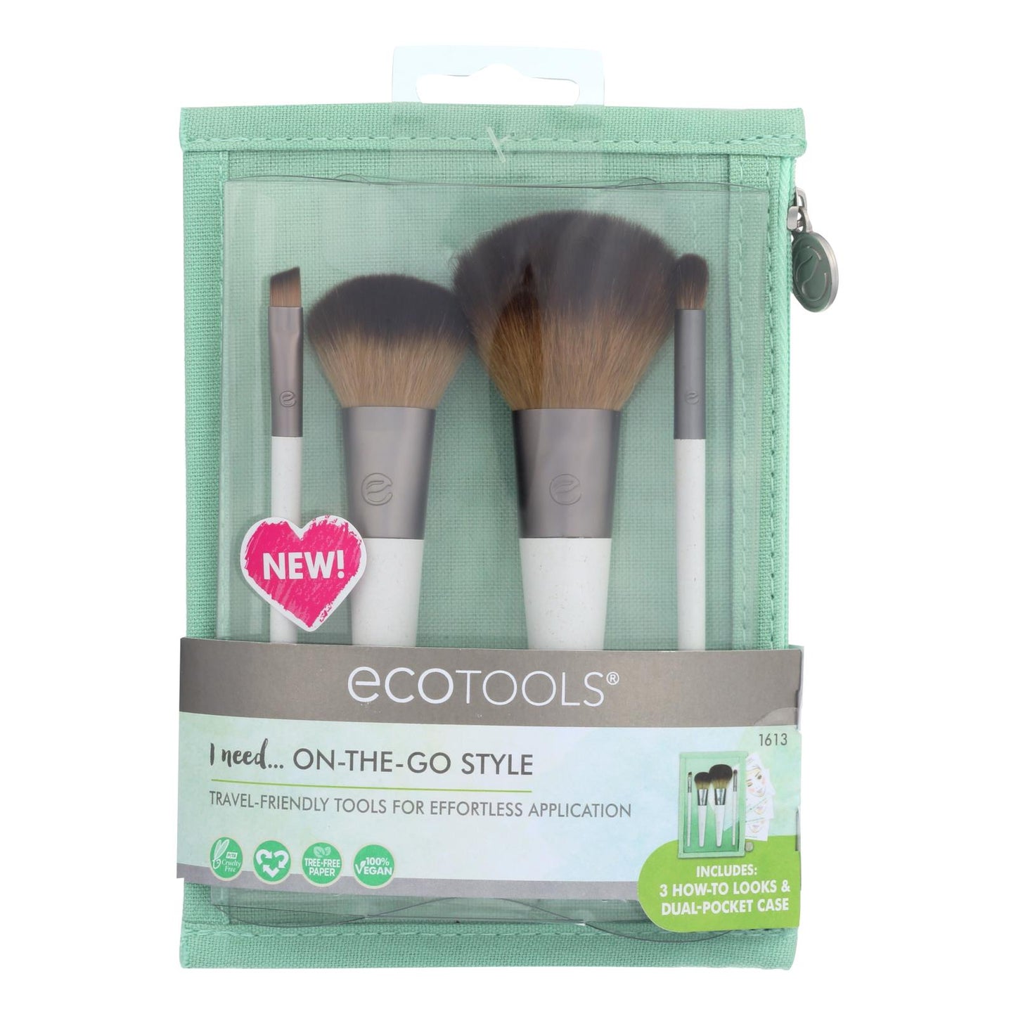 Ecotools On-The-Go Style Kit  - Case of 2 - Count