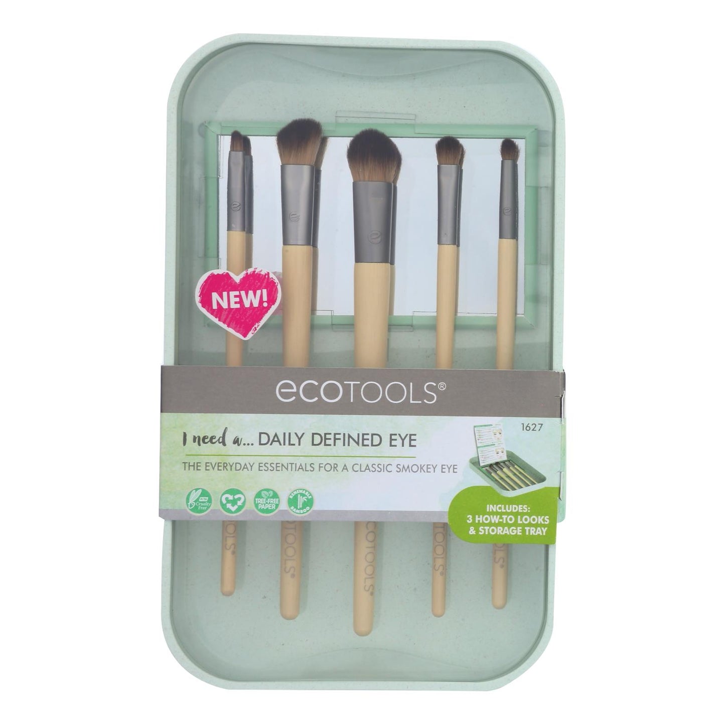 Ecotools Daily Defined Eye Makeup Brush Kit - Case of 2 - Count