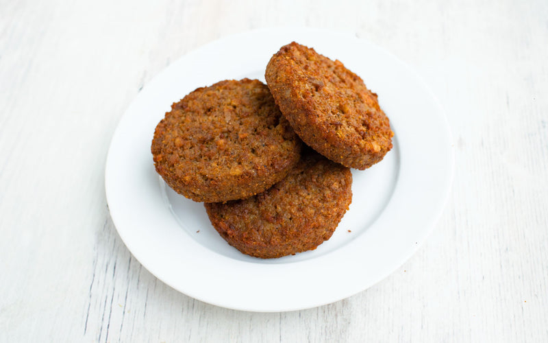 Veggie Breakfast Sausage Patties 10 Pound Each - 1 Per Case.