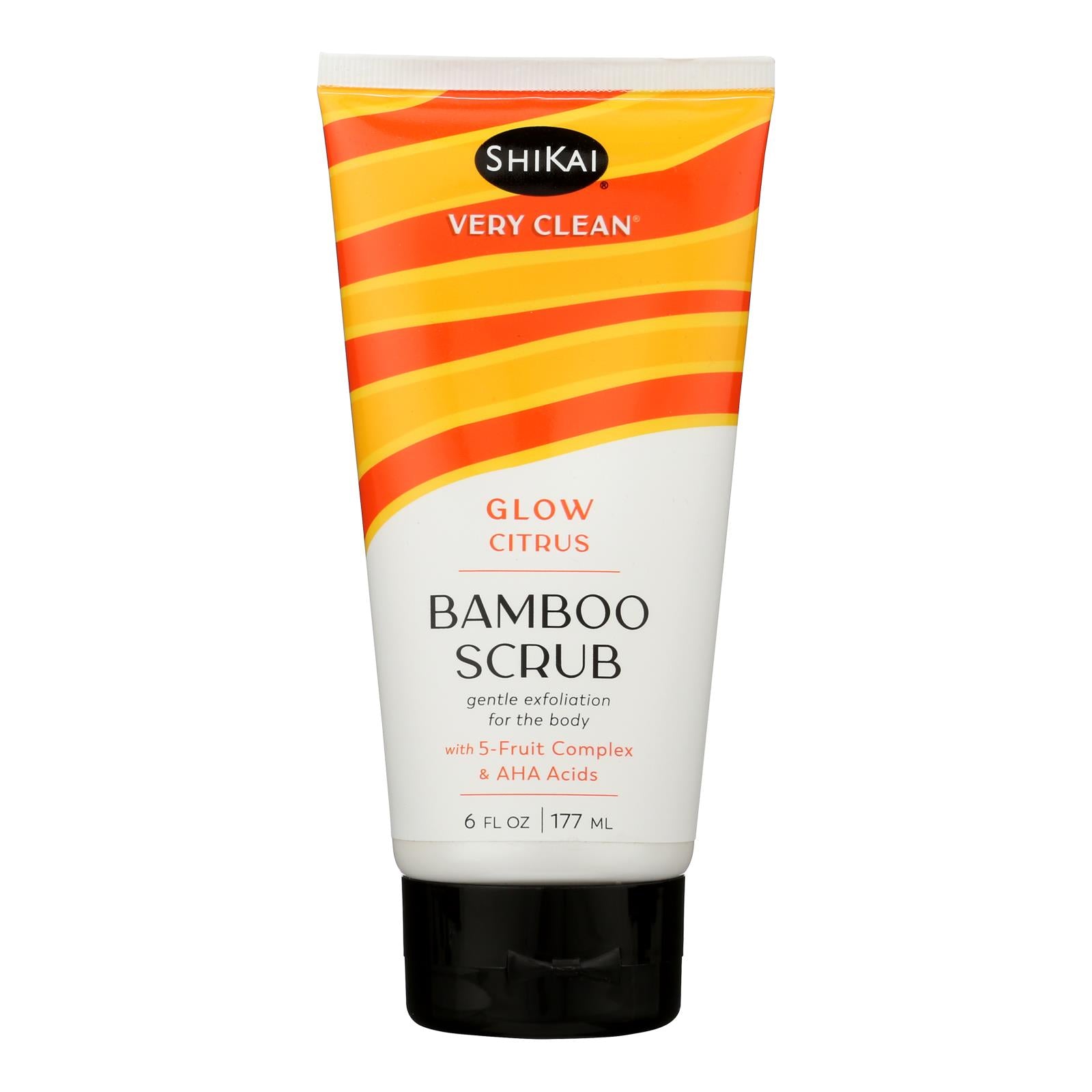 Shikai Products - Bmboo Scrub Glow Citrus - 1 Each-6 Fluid Ounce