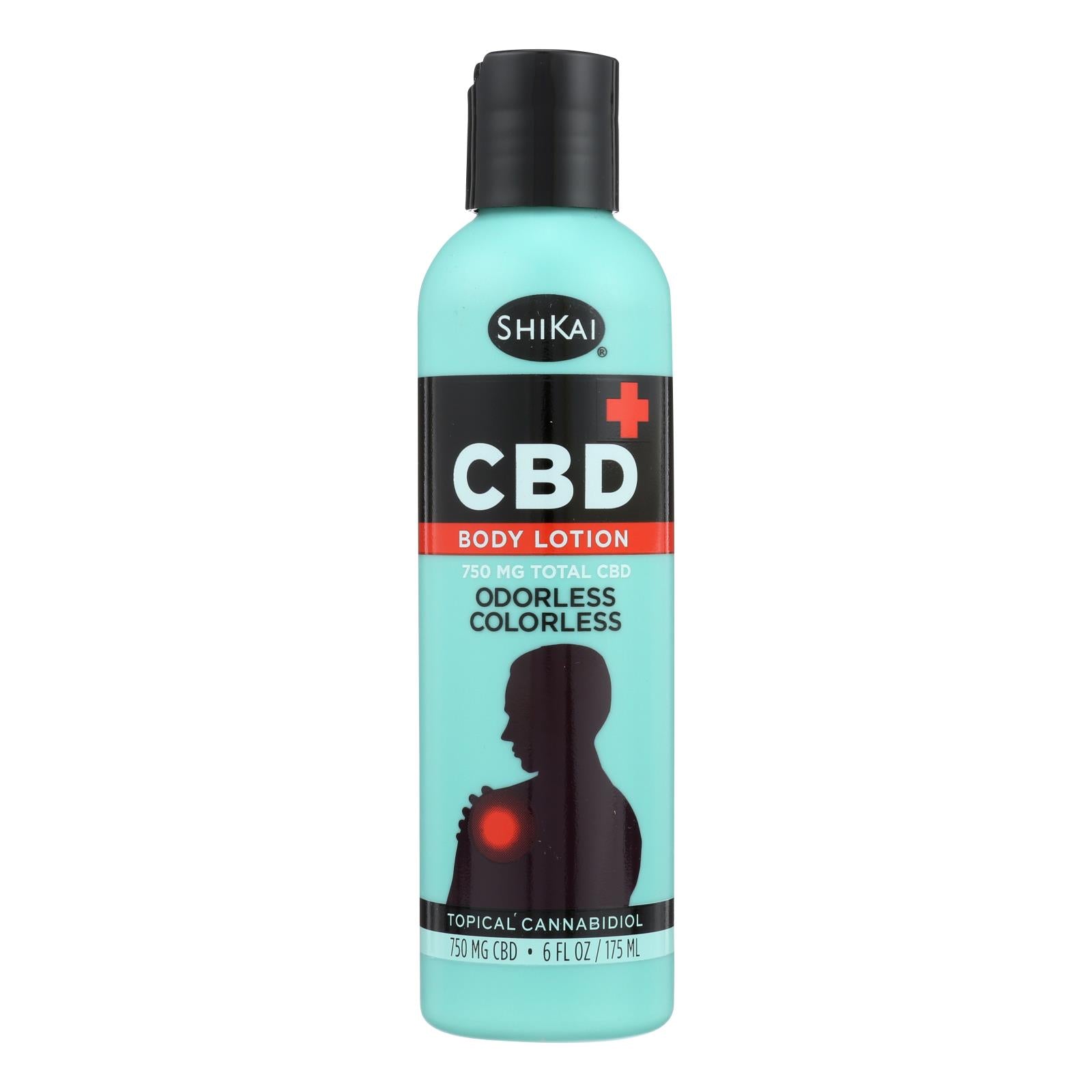Shikai Products - Body Lotion Cbd - 1 Each - 6 Fluid Ounce