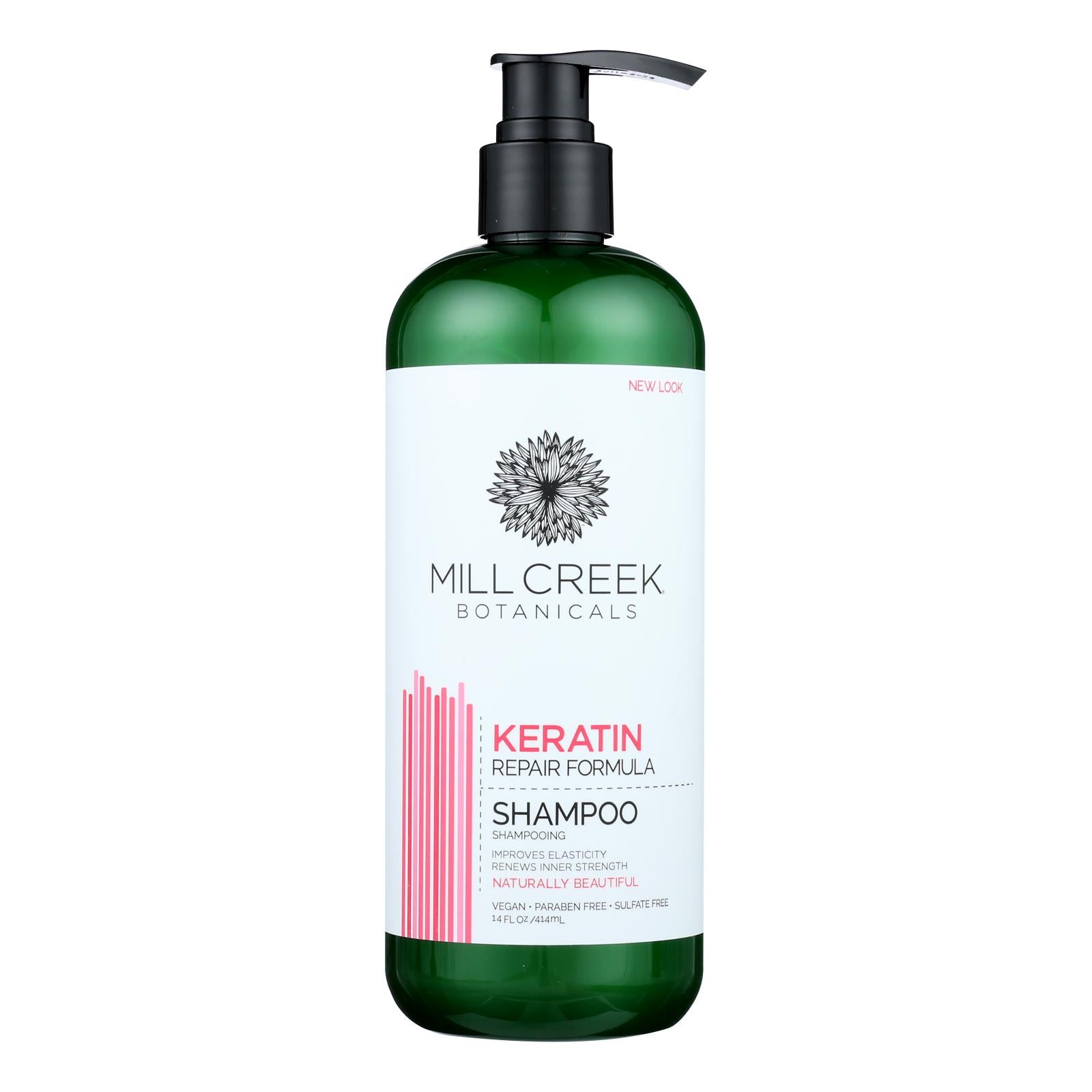 Mill Creek Botanicals Keratin Shampoo Repair Formula  - 1 Each - 14 Fluid Ounce