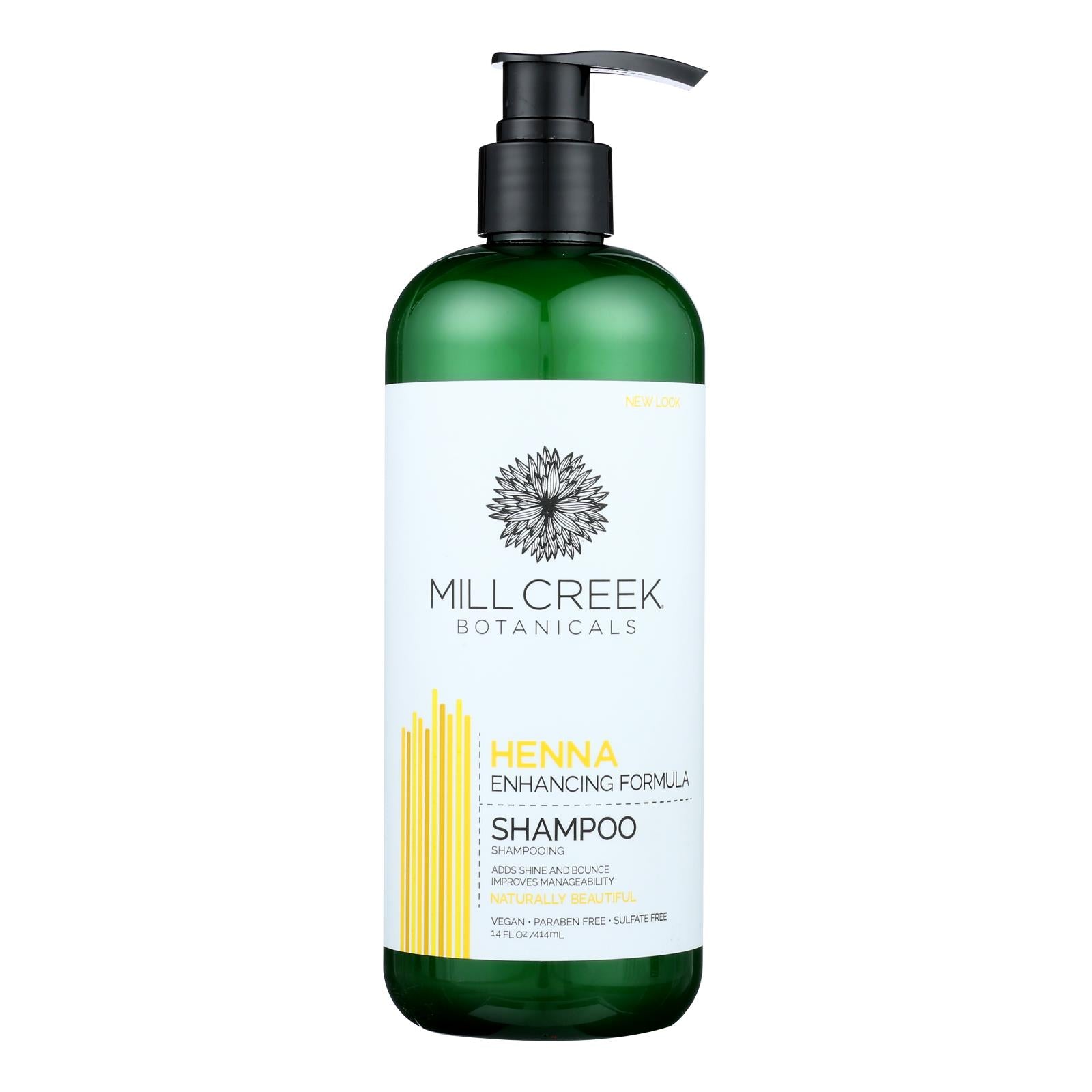 Mill Creek Botanicals Henna Shampoo  - 1 Each - 14 Fluid Ounce