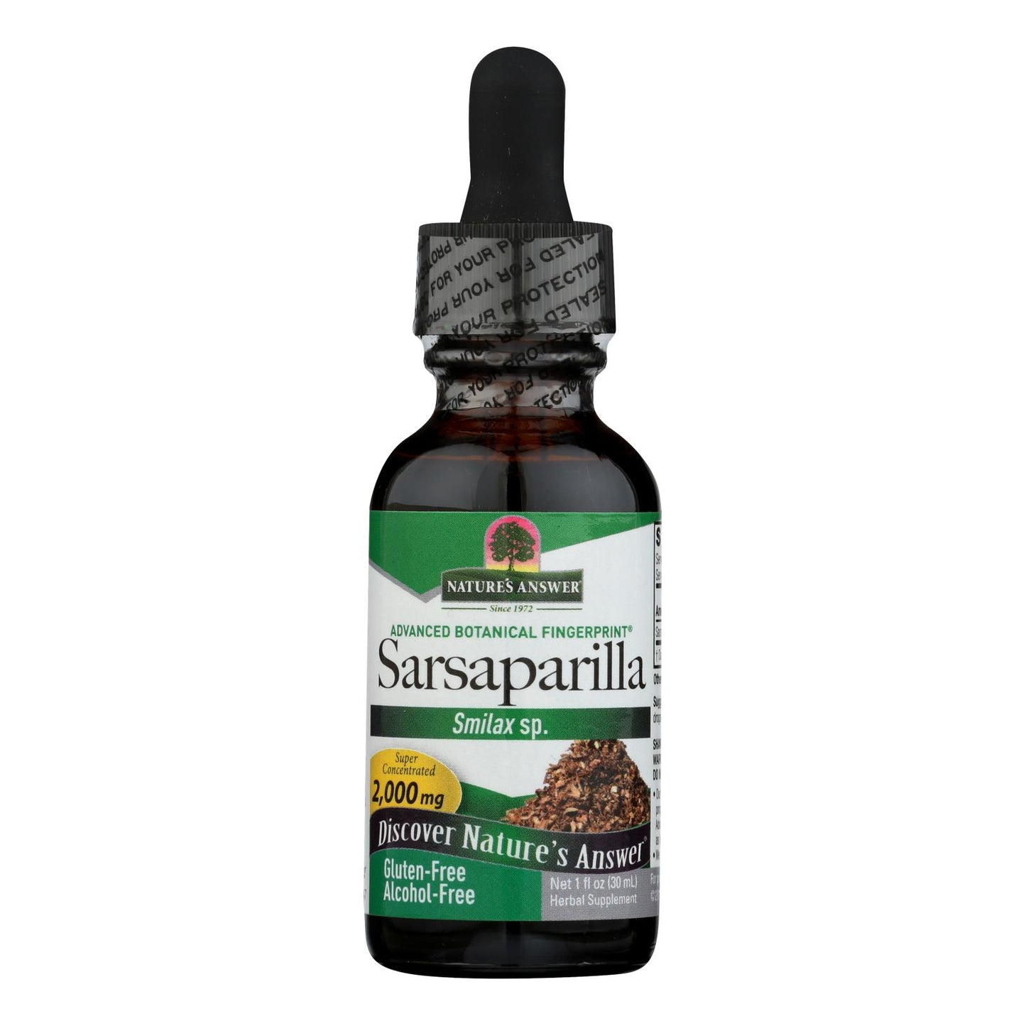 Nature's Answer - Alcohol Free Sarsaparilla - 1 Ounce