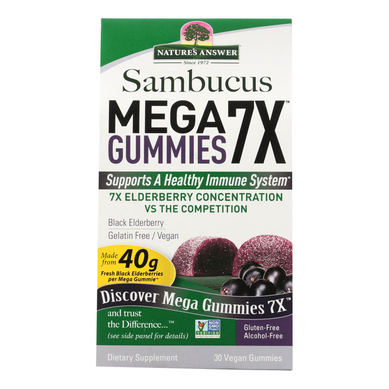 Nature's Answer Sambucus - Mega - Gummies - 7X - 30 count