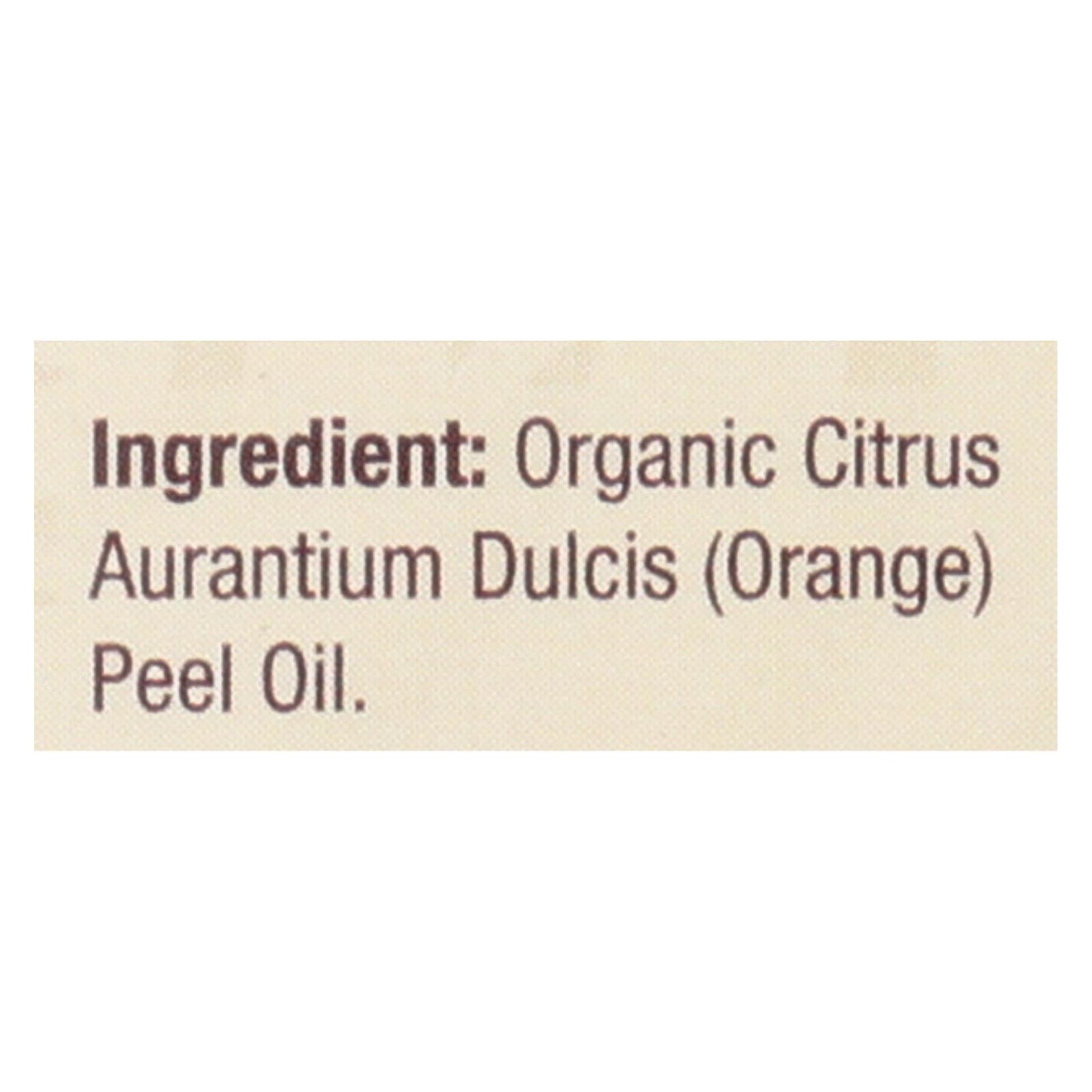 Nature's Answer - Organic Essential Oil - Orange - 0.5 Ounce.