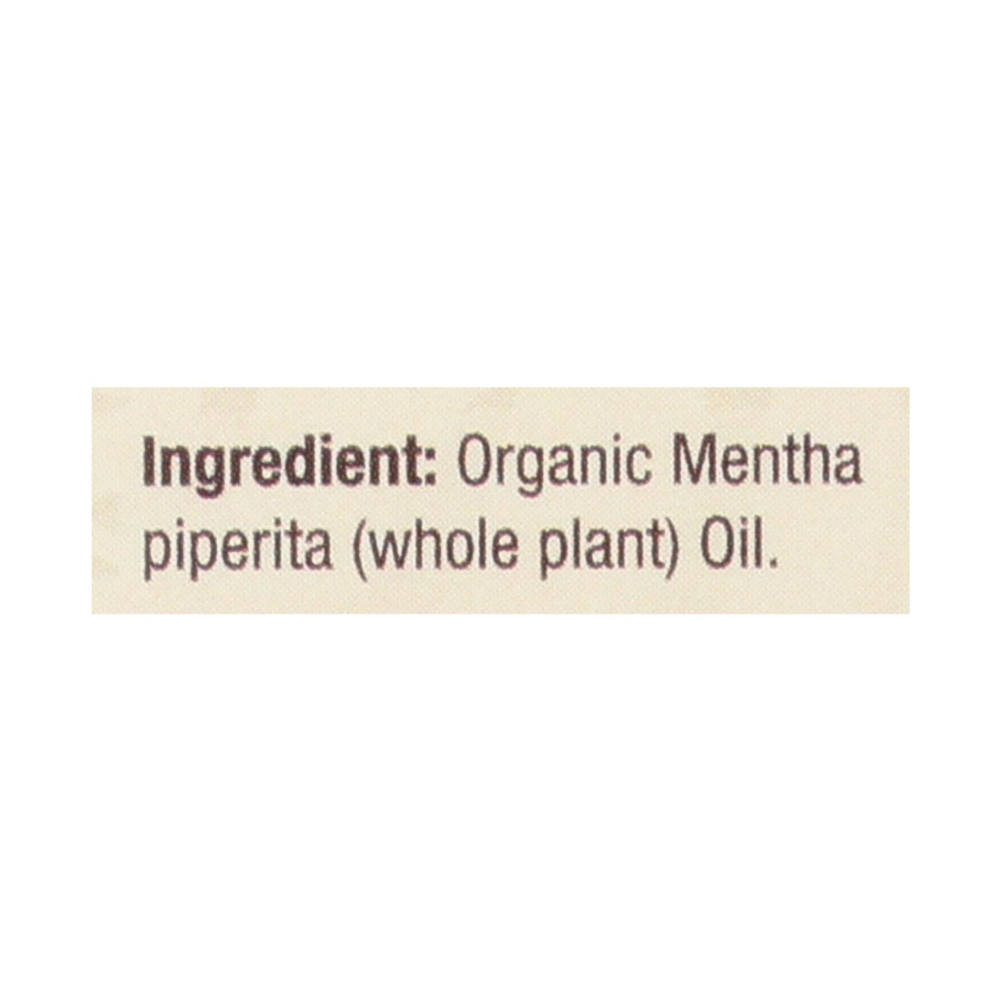 Nature's Answer - Organic Essential Oil - Peppermint - 0.5 Ounce.