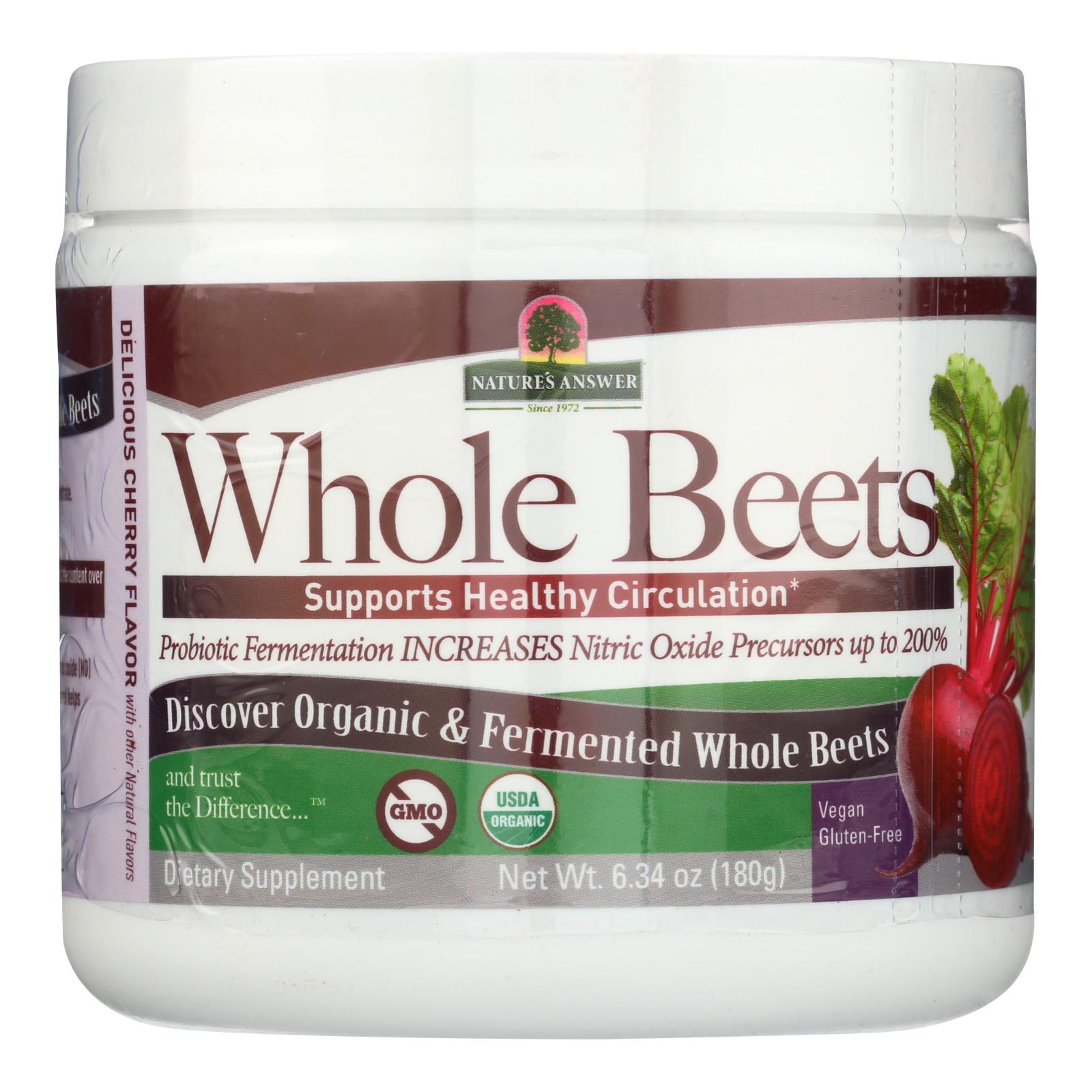 Nature's Answer - Whole Beets Powder Frmntd - 1 Each - 6.34 Ounce