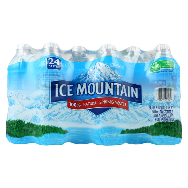 Ice Mountain - Natural Spring Water - 24/500 mL