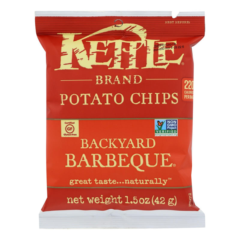 Kettle Brand Potato Chips - Backyard Barbeque - 1.5 Ounce - case of 24