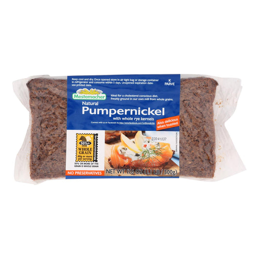 Mestemacher Bread Bread - Westphalian Classic - Pumpernickel - 17.6 Ounce - case of 12