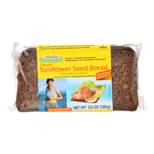 Mestemacher Bread Bread - Sunflower Seed - 17.6 Ounce - case of 12