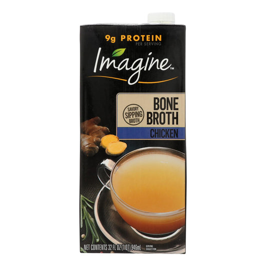 Imagine Foods - Broth Chicken Bone - Case of 12 - 32 Fluid Ounce