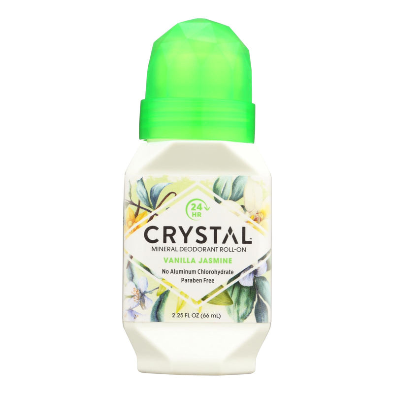 Crystal Deodorants Crystal Essence - Roll-On - Vanilla Jasmine - 2.25 Ounce