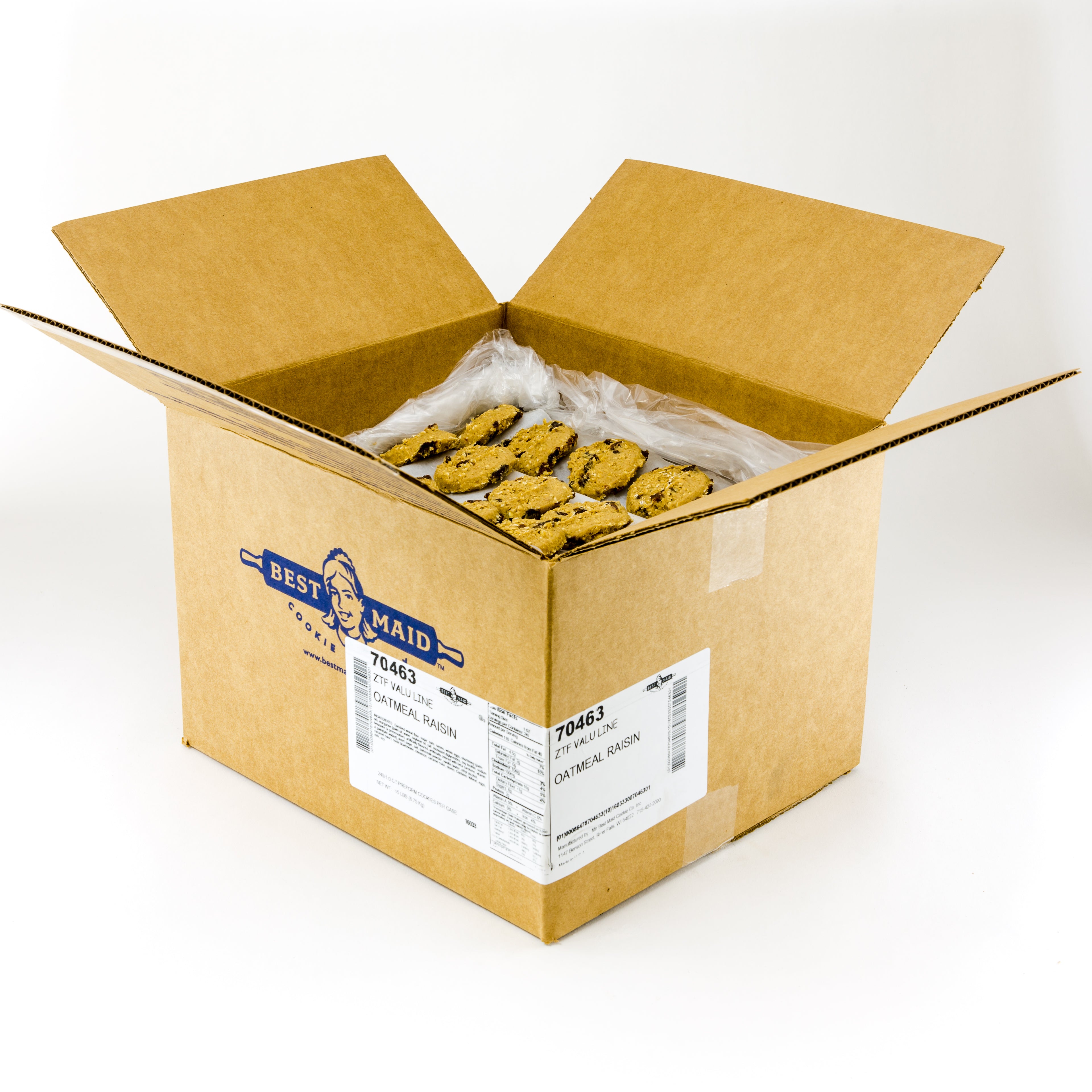Cookie Dough Oatmeal Raisin Valu Line 1 Ounce Size - 240 Per Case.