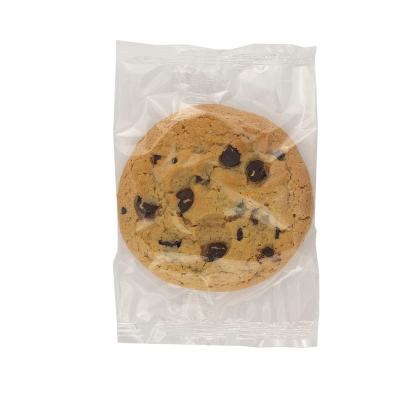 Cookie Thaw And Serve Individually Wrapped Chocolate Chip Valu Line 1 Ounce Size - 144 Per Case.