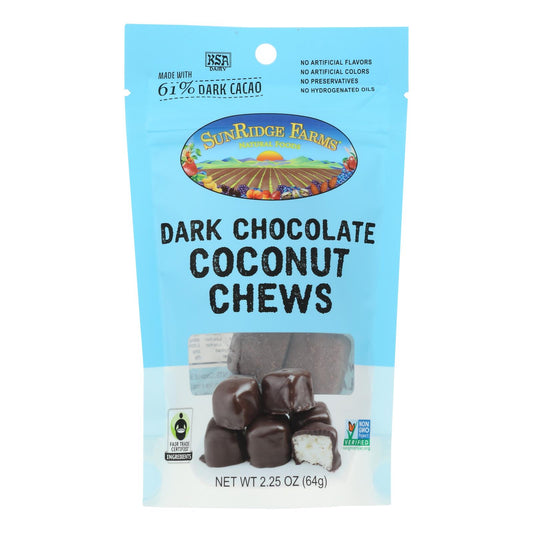 Sunridge Farms Coconut Chews - Case of 8 - 2.25 Ounce