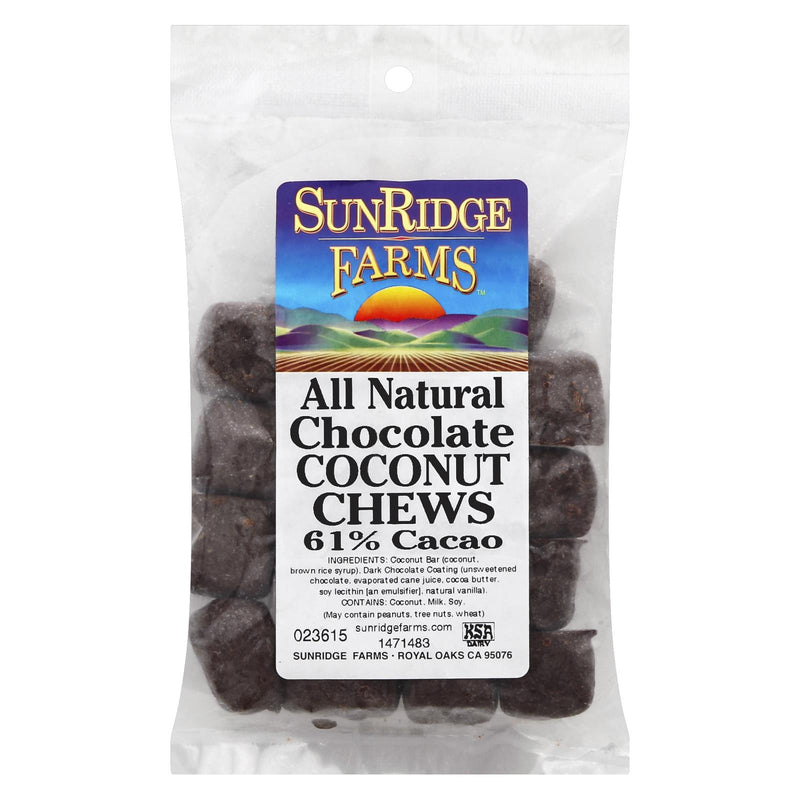 Sunridge Farms Dark Chocolate Coconut Chews - Single Bulk Item - 10LB