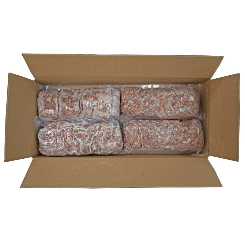 Fully Cooked Seasoned Beef Sirloin Slices Bags 2.5 Pound Each - 4 Per Case.