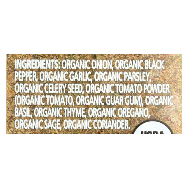 Simply Organic All Purpose Seasoning - Case of 6 - 2.08 Ounce.