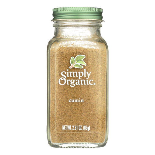 Simply Organic Ground Cumin Seed - Case of 6 - 2.31 Ounce.