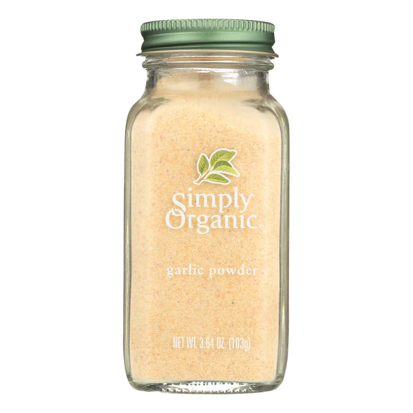 Simply Organic Garlic Powder - Case of 6 - 3.64 Ounce.