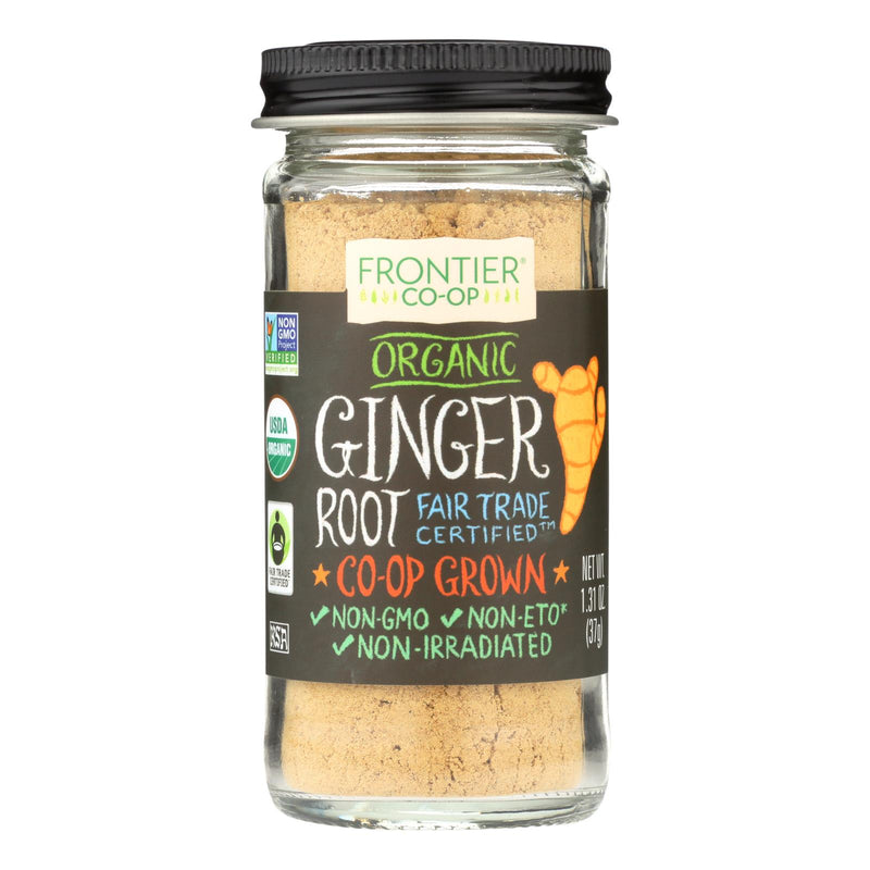 Frontier Herb Ginger Root Powder - Organic - Fair Trade Certified - Ground - 1.31 Ounce