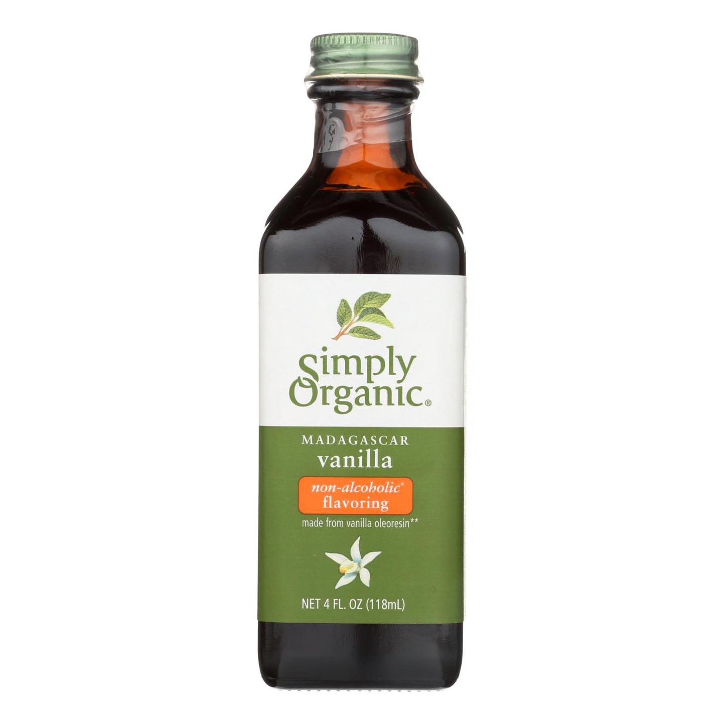 Simply Organic Vanilla Flavoring - Organic - 4 Ounce - Case of 6