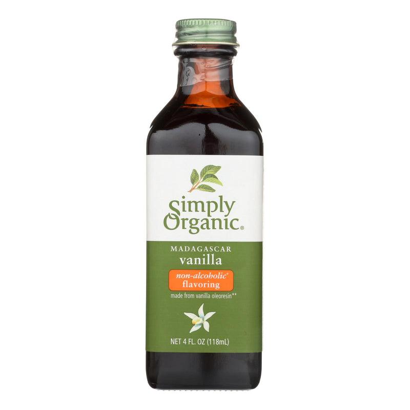 Simply Organic Vanilla Flavoring - Organic - 4 Ounce - Case of 6