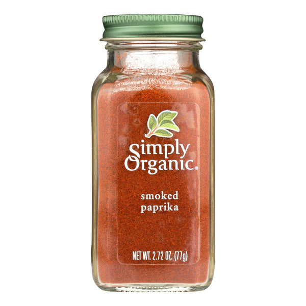 Simply Organic Smoked Paprika - Case of 6 - 2.72 Ounce.