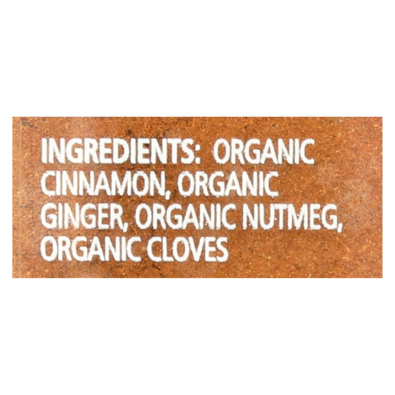 Simply Organic Pumpkin Spice - Case of 6 - 1.94 Ounce.