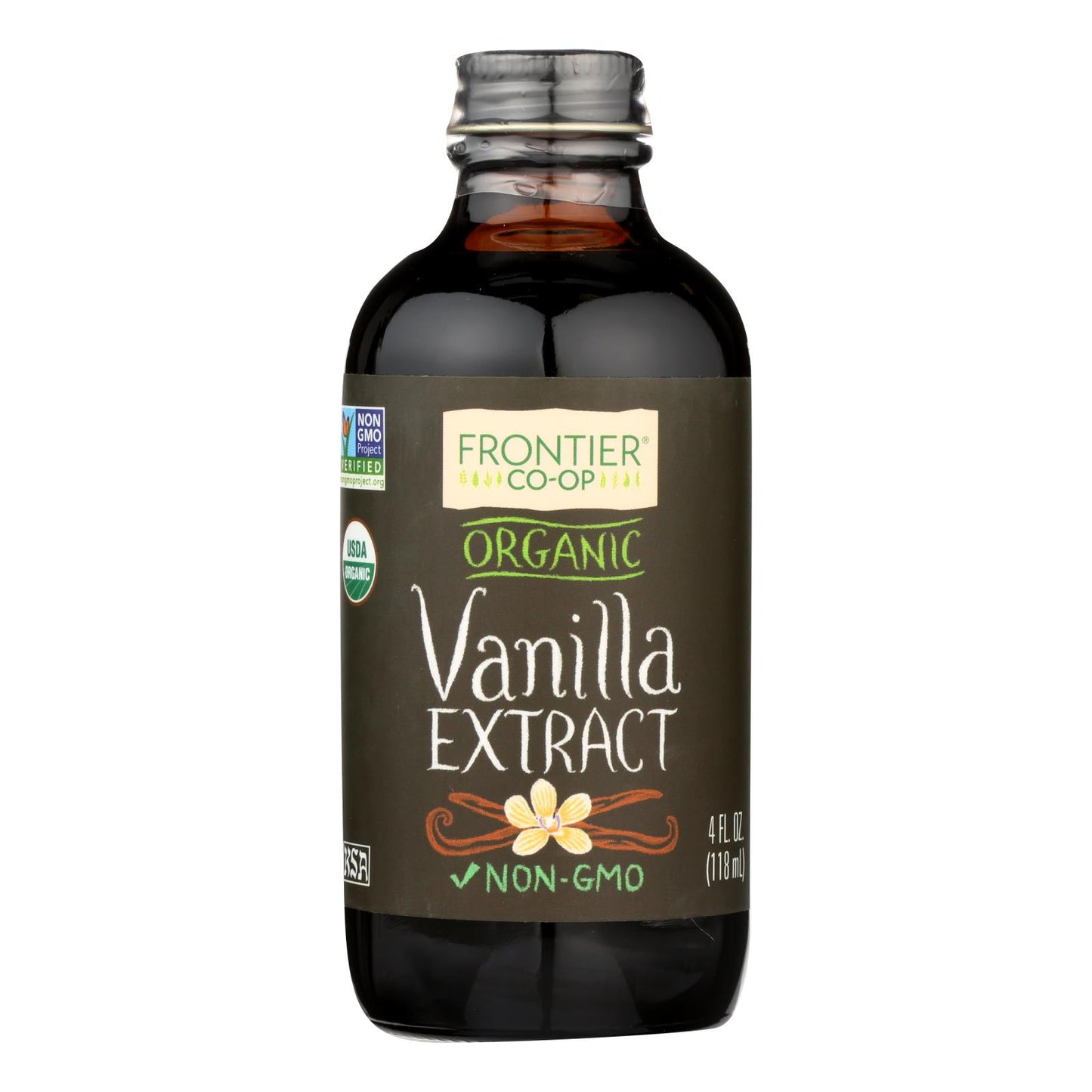 Frontier Herb Vanilla Extract - Organic - 4 Ounce