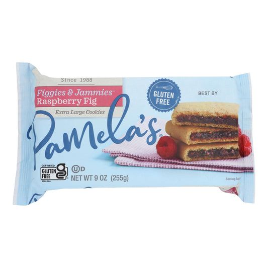 Pamela's Products - Figgies and Jammies - Raspberry - Case of 6 - 9 Ounce.