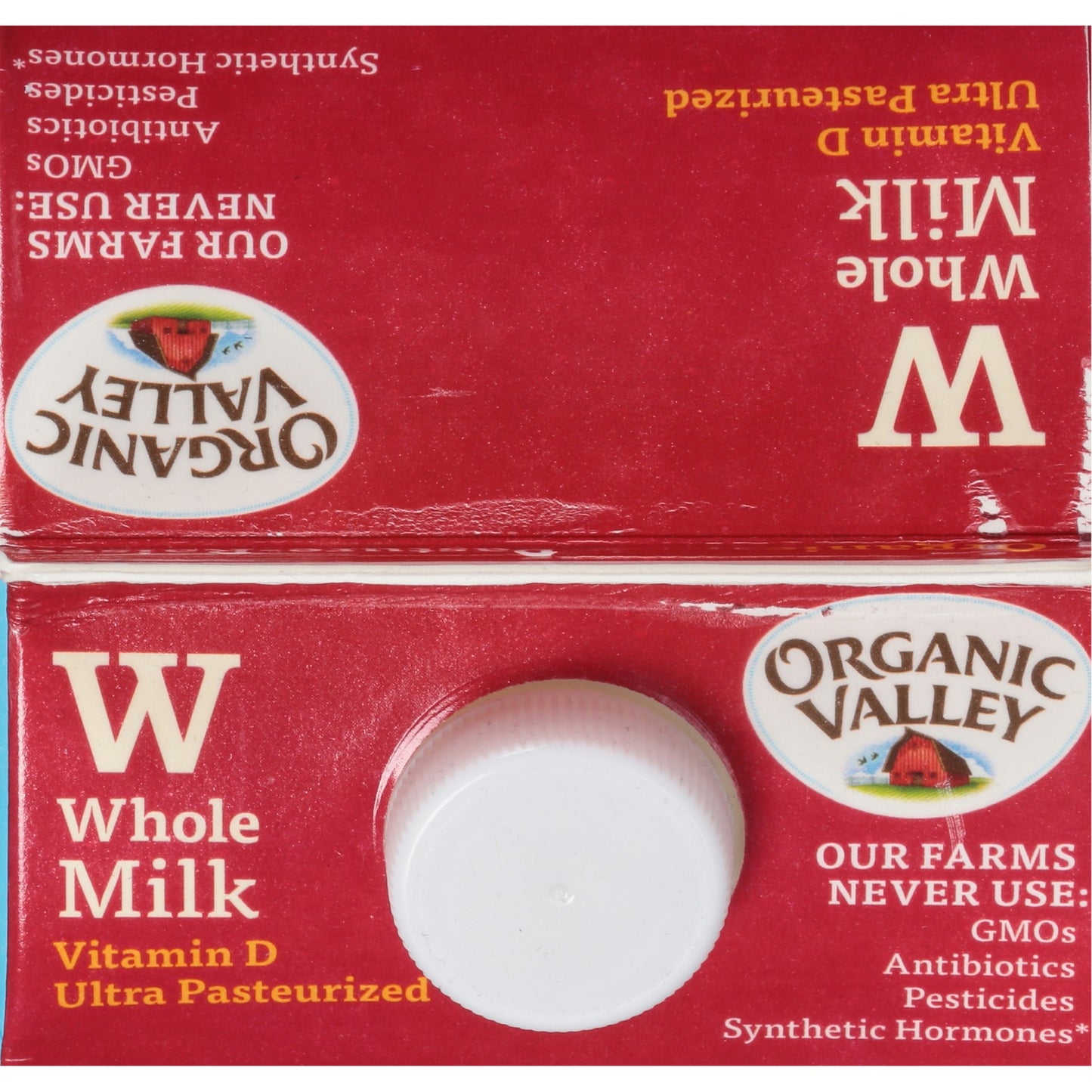 Milk Uht Whole Home White Organic 64 Fluid Ounce - 6 Per Case.