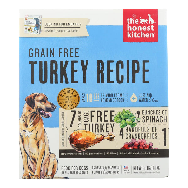 The Honest Kitchen Embark - Grain Free Turkey Dog Food - 4 lb.