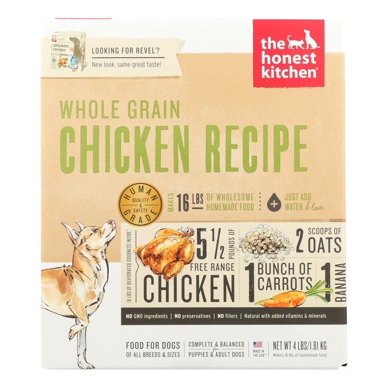 The Honest Kitchen Revel - Whole Grain Chicken Dog Food - 4 lb.