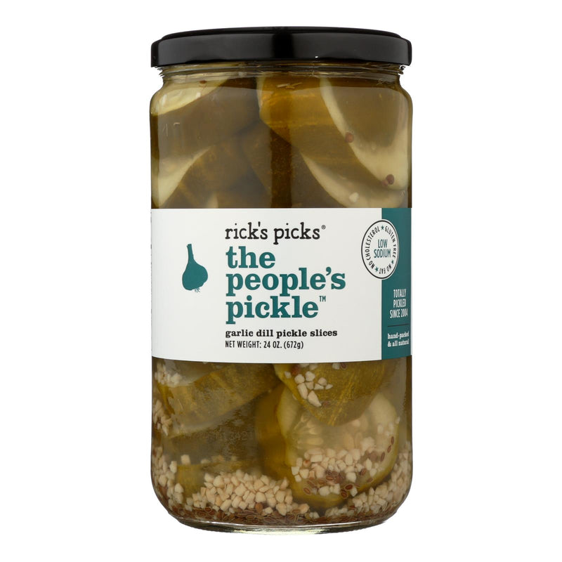 Rick's Picks The People's Pickle - Case of 6 - 24 Ounce.