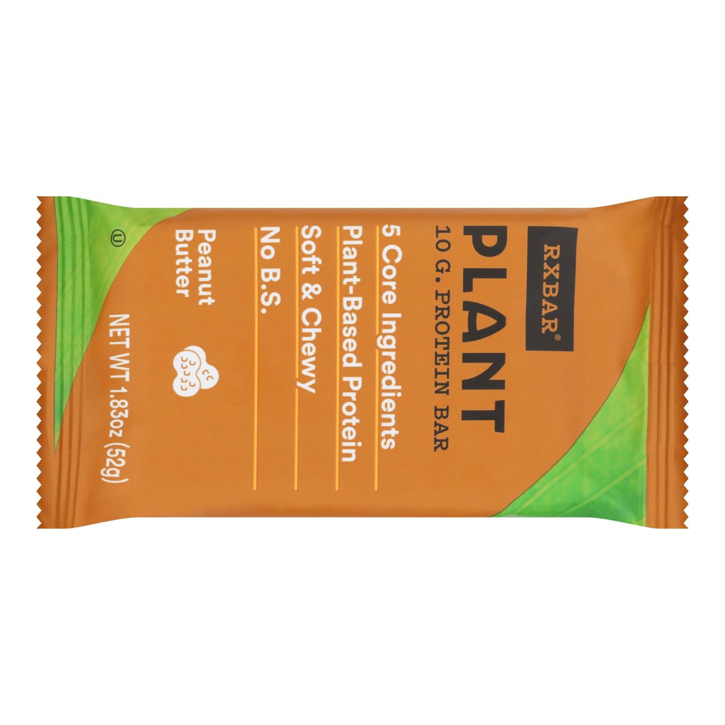 RxBar - Protein Bar - Peanut Butter - Case of 12 - 1.83 Ounce.