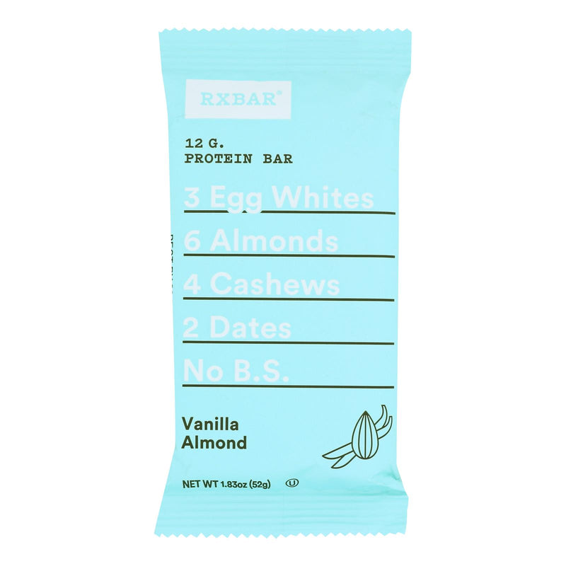 Rxbar - Protein Bar Vanilla Almond - Case of 12 - 1.83 Ounce