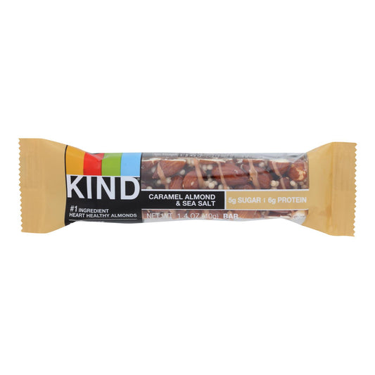 Kind - Bar Caramel Almond Sea Salt - Case of 12-1.4 Ounce