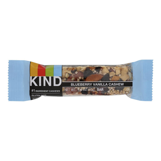 Kind Bar - Blueberry Vanilla and Cashew - 1.4 Ounce Bars - Case of 12