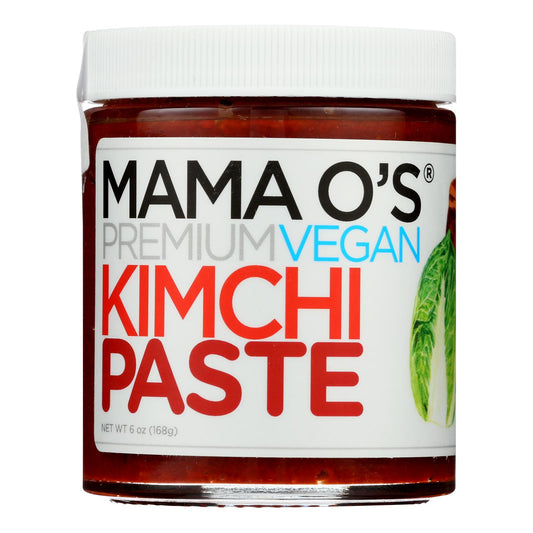 Mama O's Premium Kimchi - Paste Vegan Prem Kimchi - Case of 6 - 6 Ounce