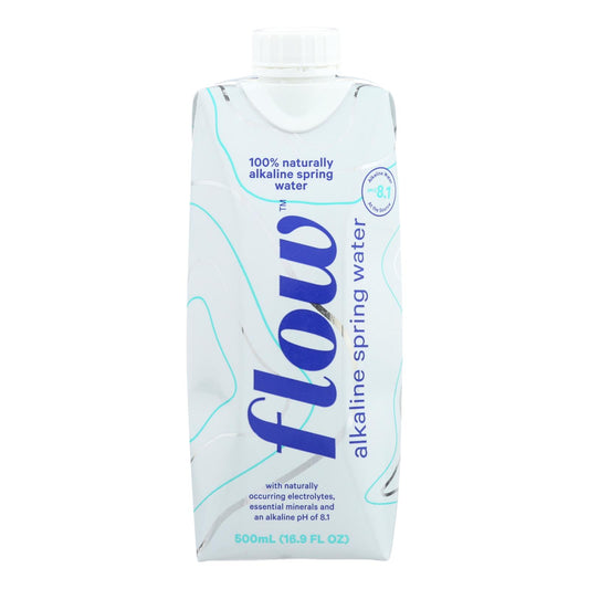 Flow Spring Water - Natural Alkaline - Case of 12 - 500 ML