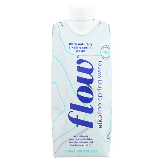 Flow Spring Water - Natural Alkaline - Case of 6 - 500 ML