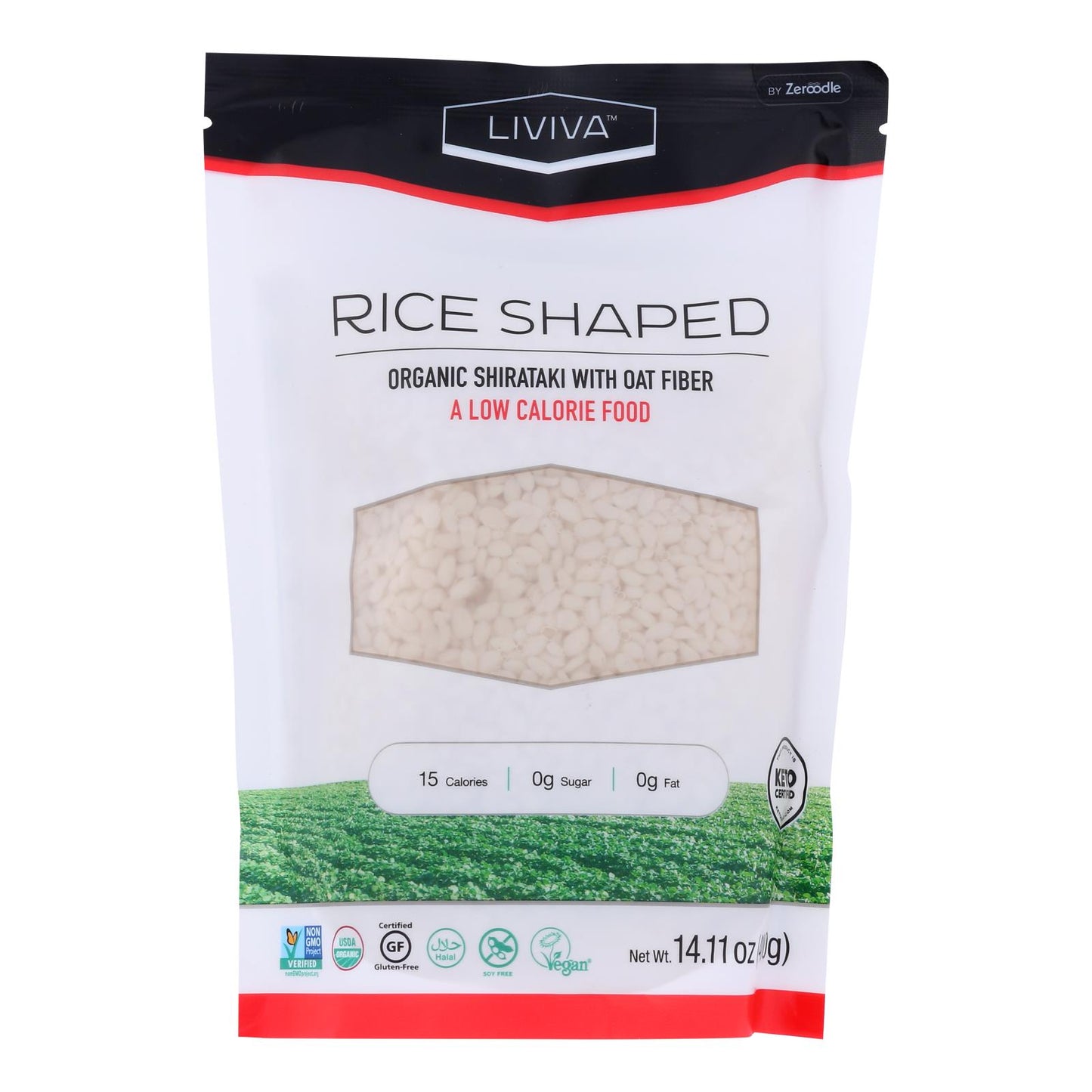 Liviva - Rice Shiratki - Case of 6 - 14.11 Ounce