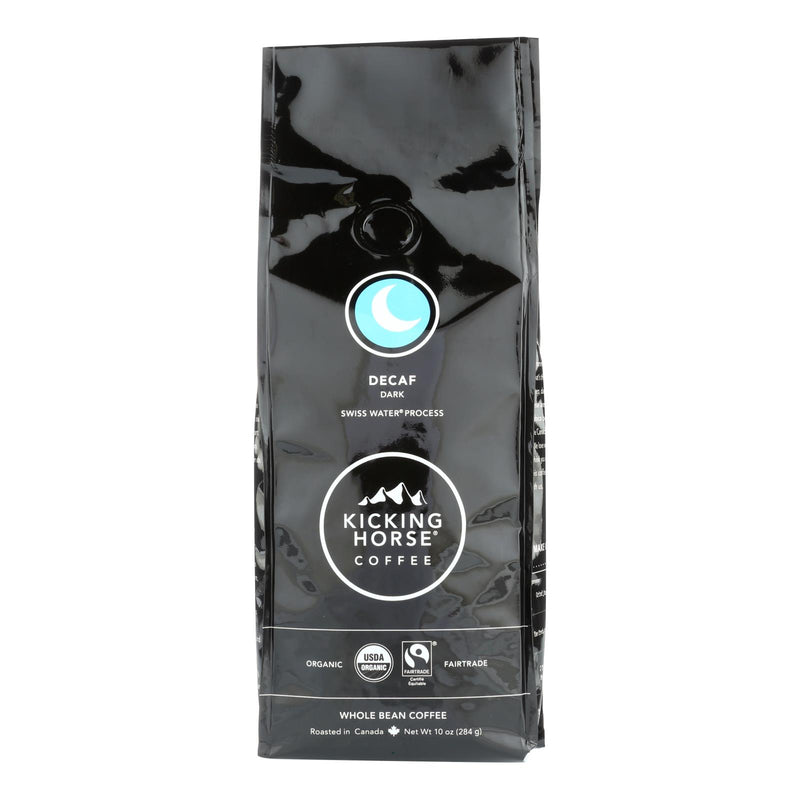 Kicking Horse Coffee - Whole Bean - Decaf - Case of 6 - 10 Ounce.