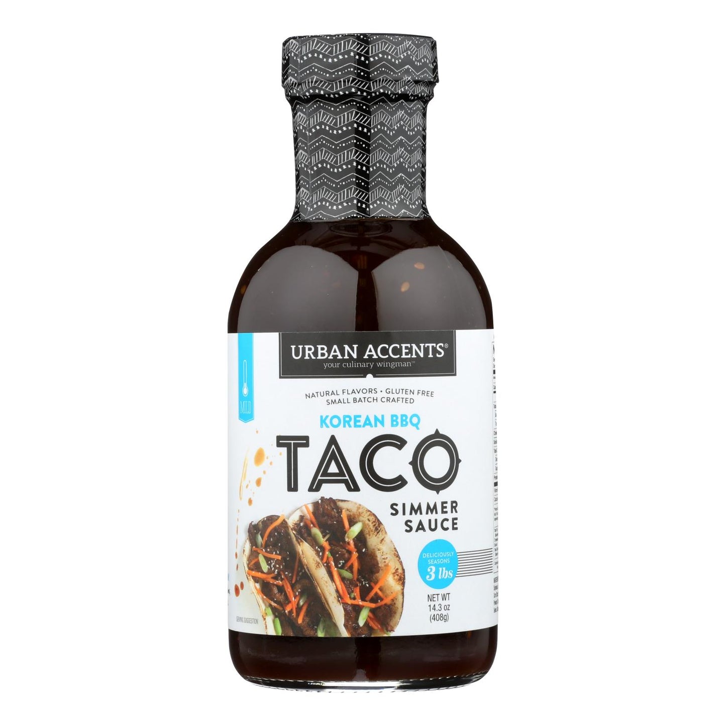 Urban Accents Korean BBQ Taco Sauce  - Case of 6 - 14.3 Ounce