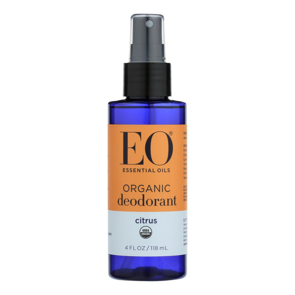 EO Products - Organic Deodorant Spray Citrus - 4 fl Ounce