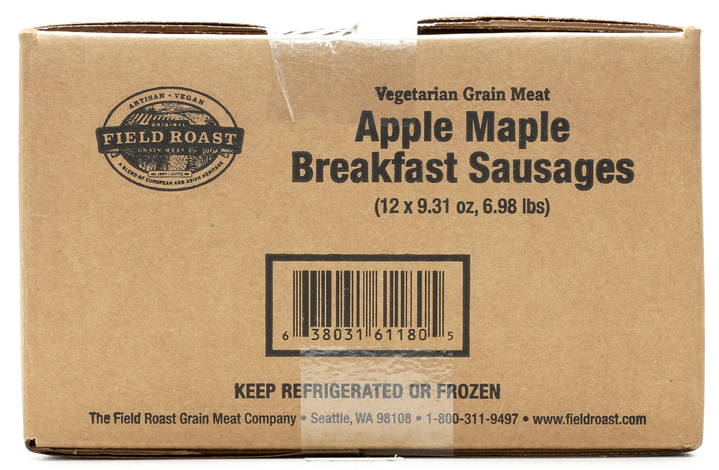 Field Roast Apple Maple Breakfast Sausage 9.31 Ounce Size - 12 Per Case.