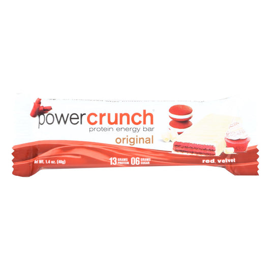 Power Crunch Protein Energy Bar Red Velvet - Case of 12 - 1.4 Ounce